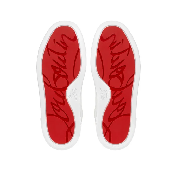 Funnyto Scratch – Sneakers – Calf Leather and Patent Calf Leather Psychic – Bianco – Kids