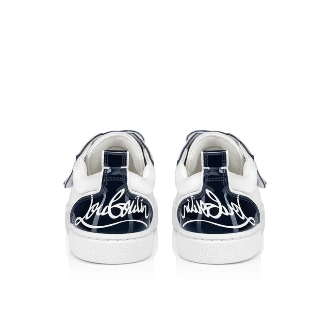 Funnyto Scratch – Sneakers – Patent Calf Leather – Bianco – Kids Funnyto Scratch – Sneakers – Patent Calf Leather – Bianco – Kids