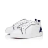 Funnyto – Sneakers – Calf Leather and Patent Calf Leather – Bianco – Kids