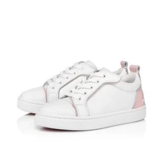 Funnyto – Sneakers – Calf Leather and Patent Calf Leather – Rosy – Kids
