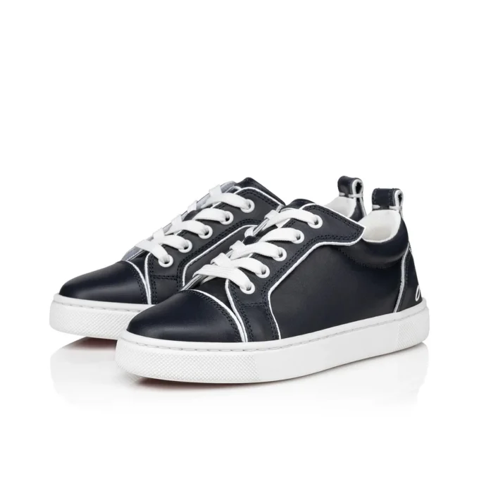 Funnyto – Sneakers – Calf Leather – Navy – Kids Funnyto – Sneakers – Calf Leather – Navy – Kids