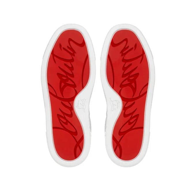 Funnyto – Sneakers – Glittered Calf Leather – Silver – Kids Funnyto – Sneakers – Glittered Calf Leather – Silver – Kids