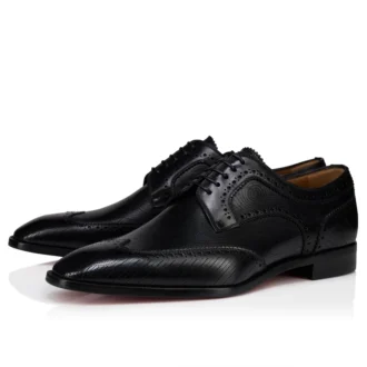 Grave Derby – Derbies – Calf Leather – Black – Men