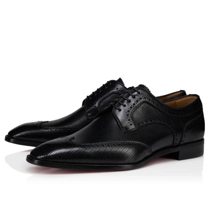 Grave Derby – Derbies – Calf Leather – Black – Men