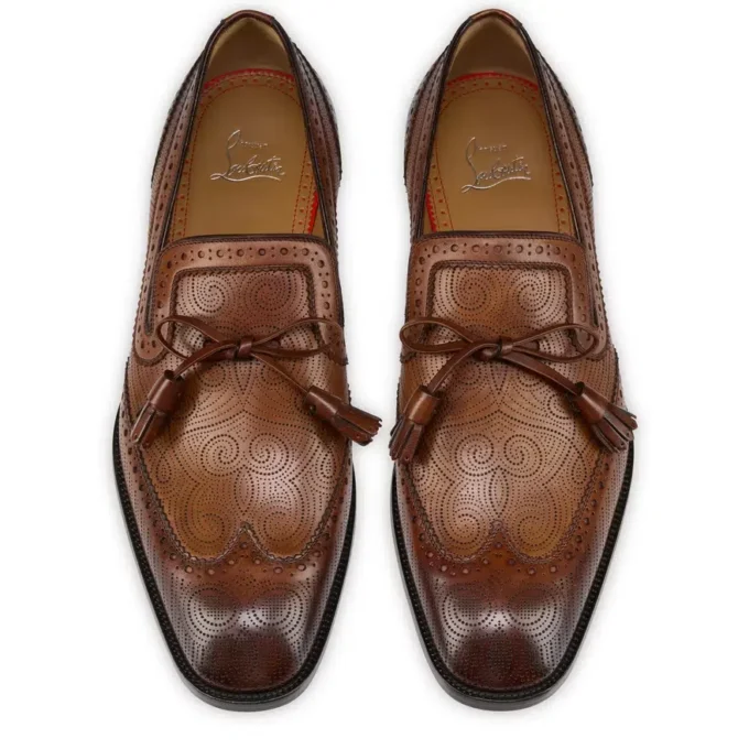 Grave Moc – Loafers – Patinated Calf Leather – Havane – Men Grave Moc – Loafers – Patinated Calf Leather – Havane – Men