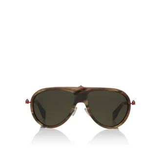Greggo Lb0004 – Sunglasses – Metal – Brown Horn