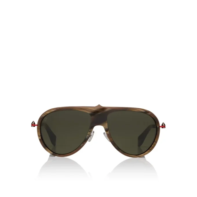 Greggo Lb0004 – Sunglasses – Metal – Brown Horn Greggo Lb0004 – Sunglasses – Metal – Brown Horn