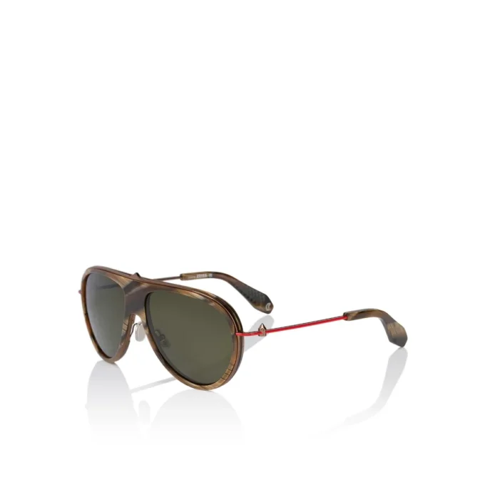 Greggo Lb0004 – Sunglasses – Metal – Brown Horn Greggo Lb0004 – Sunglasses – Metal – Brown Horn
