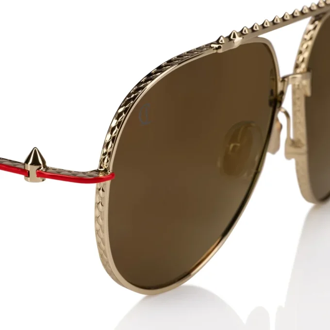 Greggo Lb0029 – Sunglasses – Metal – Gold Smoke