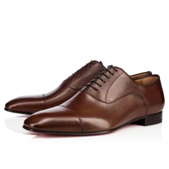 Greggo – Oxfords – Patinated Calf Leather – Havane – Men Greggo – Oxfords – Patinated Calf Leather – Havane – Men