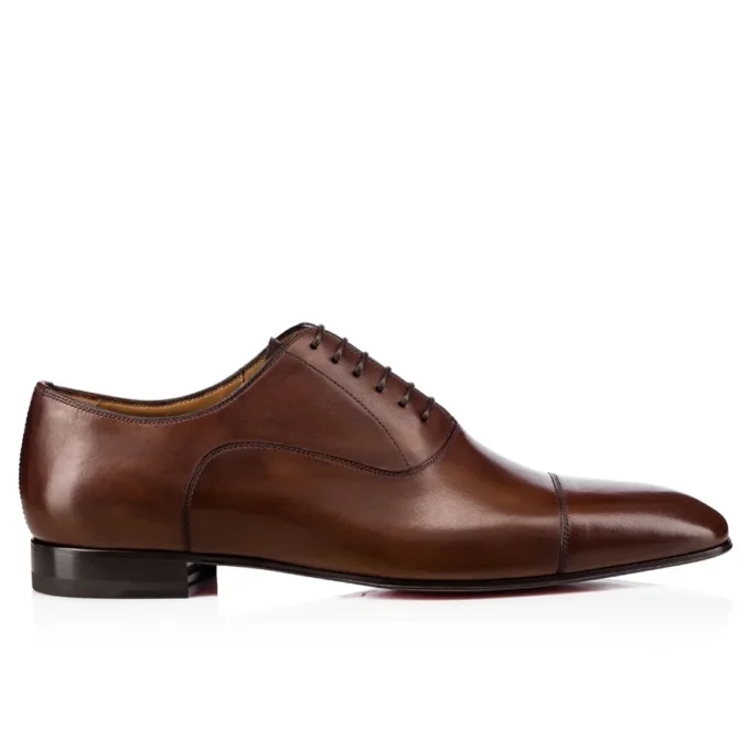 Greggo – Oxfords – Patinated Calf Leather – Havane – Men