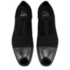 Greggory – Oxfords – Calf Leather, Cotton Twill and Veau Velours – Black – Men Greggory – Oxfords – Calf Leather, Cotton Twill and Veau Velours – Black – Men