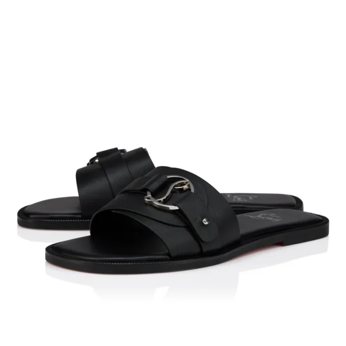 Her in Roma Mule – Mules – Calf Leather – Black – Women