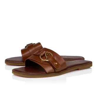 Her in Roma Mule – Mules – Calf Leather – Dark Carmine – Women Her in Roma Mule – Mules – Calf Leather – Dark Carmine – Women