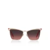 Hot Chick Lb0020 – Sunglasses – Metal – Gold Smoke