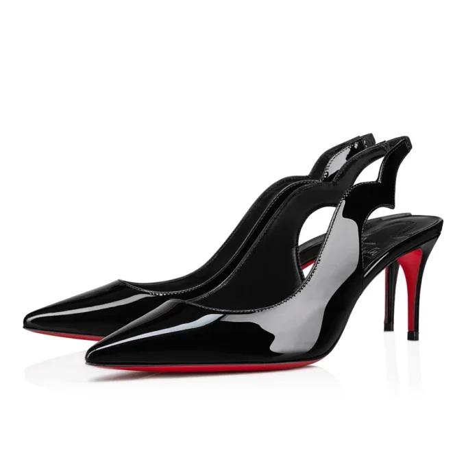 Hot Chick Sling – 70 Mm Slingback Pumps – Patent Calf Leather – Black – Women Hot Chick Sling – 70 Mm Slingback Pumps – Patent Calf Leather – Black – Women