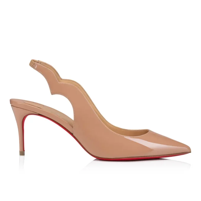 Hot Chick Sling – 70 Mm Slingback Pumps – Patent Calf Leather – Blush – Women