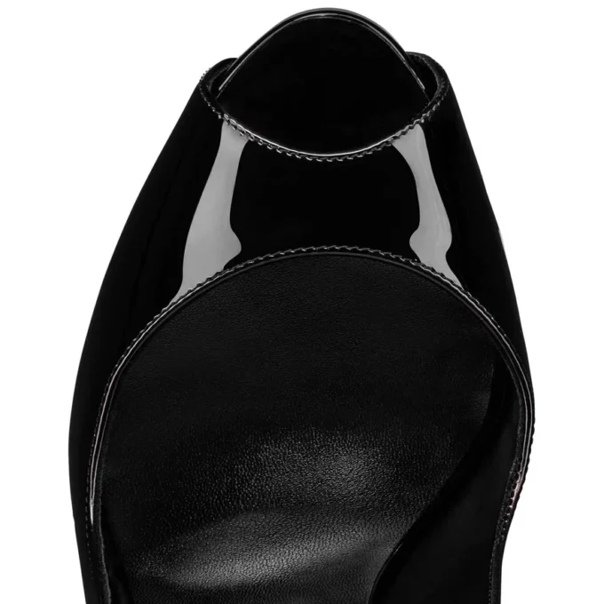 Hot Chick Sling Alta – 120 Mm Slingback Pumps – Patent Calf Leather – Black – Women Hot Chick Sling Alta – 120 Mm Slingback Pumps – Patent Calf Leather – Black – Women