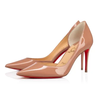 Iriza – 85 Mm Pumps – Patent Calf Leather – Blush – Women