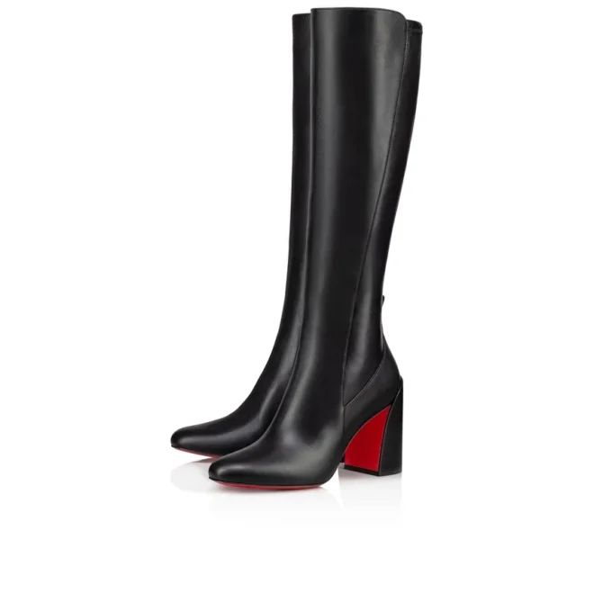 Jane Botta – 85 Mm Boots – Calf Leather and Nappa Leather – Black – Women