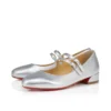 Jane Fille – Ballerinas – Laminated Nappa Leather – Silver – Kids Jane Fille – Ballerinas – Laminated Nappa Leather – Silver – Kids
