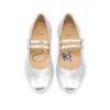 Jane Fille – Ballerinas – Laminated Nappa Leather – Silver – Kids Jane Fille – Ballerinas – Laminated Nappa Leather – Silver – Kids