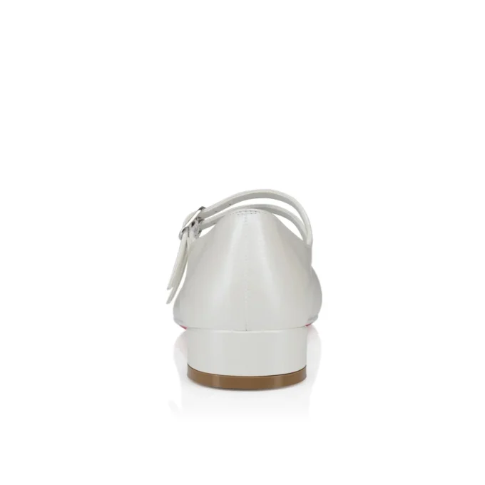 Jane Fille – Ballerinas – Pearlescent Nappa Leather – Bianco – Kids