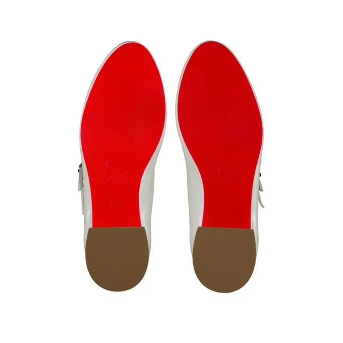 Jane Fille – Ballerinas – Pearlescent Nappa Leather – Bianco – Kids