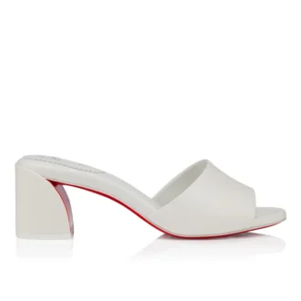 Jane Mule – 55 Mm Mules – Nappa Leather – Bianco – Women Jane Mule – 55 Mm Mules – Nappa Leather – Bianco – Women