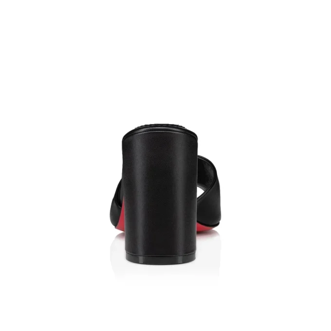 Jane Mule – 85Mm Mules – Lamb Nappa Leather – Black – Women