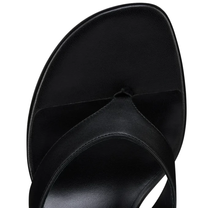 Janetonga – 55 Mm Thongs – Lamb Nappa Leather – Black – Women Janetonga – 55 Mm Thongs – Lamb Nappa Leather – Black – Women