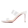 Just Nothing – 84 Mm Mules – Patent Calf and Pvc – Bianco