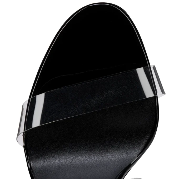 Just Nothing Alta – 150 Mm Mules – Tpu and Patent Calf Leather – Black – Women Just Nothing Alta – 150 Mm Mules – Tpu and Patent Calf Leather – Black – Women