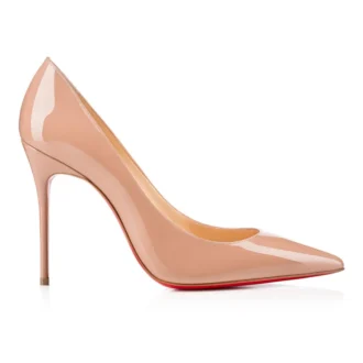 Kate – 100 Mm Pumps – Patent Calf – Blush