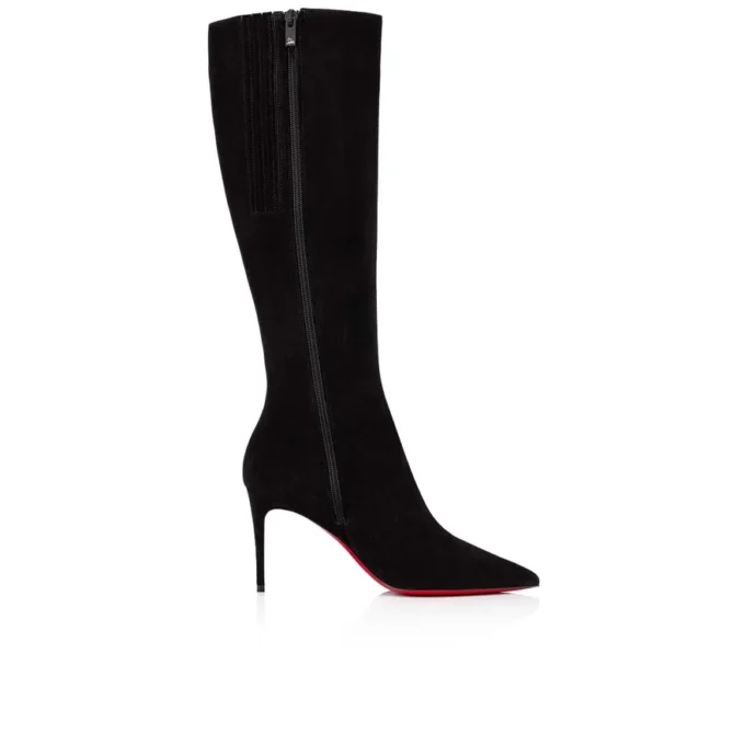 Kate Botta – 85 Mm Boots – Veau Velours – Black – Women Kate Botta – 85 Mm Boots – Veau Velours – Black – Women