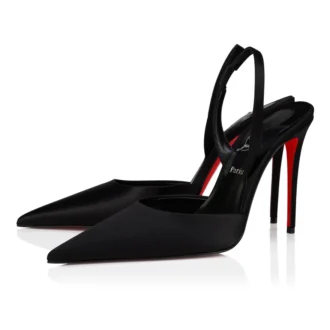 Kate Max O Sling – 100 Mm Slingback Pumps – Crepe Satin – Black – Women Kate Max O Sling – 100 Mm Slingback Pumps – Crepe Satin – Black – Women