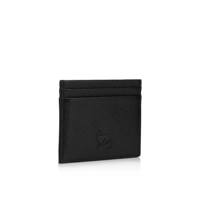Kios – Card Holder – Grained Calf Leather and Spikes Loubinthesky – Black Kios – Card Holder – Grained Calf Leather and Spikes Loubinthesky – Black