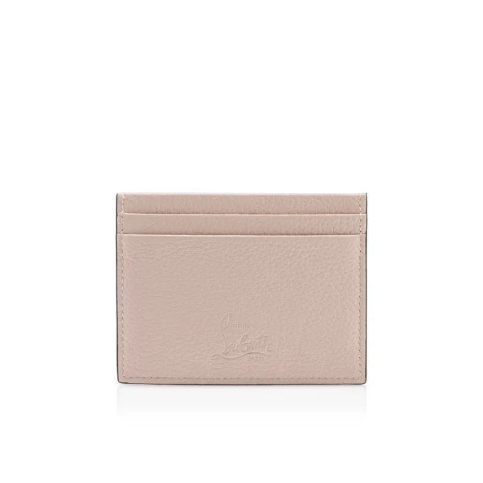 Kios – Card Holder – Grained Calf Leather and Spikes Loubinthesky – Leche Kios – Card Holder – Grained Calf Leather and Spikes Loubinthesky – Leche