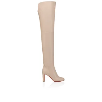 Loo Thigh Boot – 85 Mm Thighboots – Calf Leather – Pearl – Women Loo Thigh Boot – 85 Mm Thighboots – Calf Leather – Pearl – Women