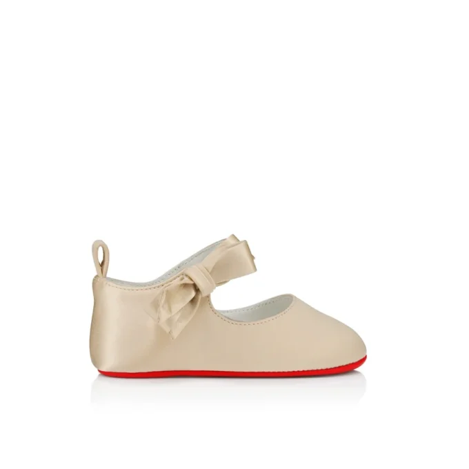 Lou Babe – Ballerinas – Crepe Satin – Pastel Beige – Baby