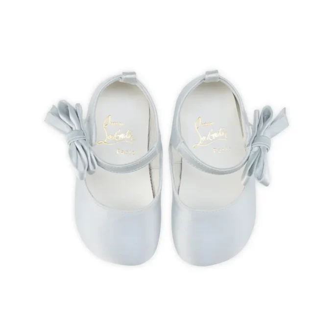 Lou Babe – Ballerinas – Crepe Satin – Pastel Blue – Baby