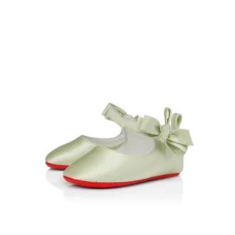 Lou Babe – Ballerinas – Crepe Satin – Pastel Manuka – Baby