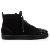 Lou Spikes – High-Top Sneakers – Suede and Spikes – Black – Men Lou Spikes – High-Top Sneakers – Suede and Spikes – Black – Men