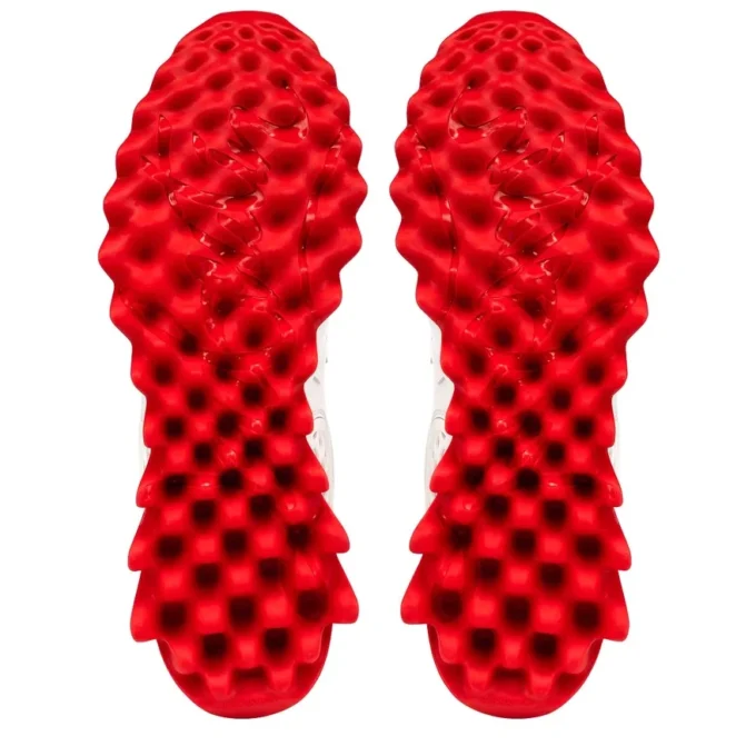 Loubishark – Sneakers – Calf Leather and Neoprene – Bianco – Women