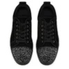 Louis Jr P Perla – Sneakers – Veau Velours and Strass – Black – Men Louis Jr P Perla – Sneakers – Veau Velours and Strass – Black – Men