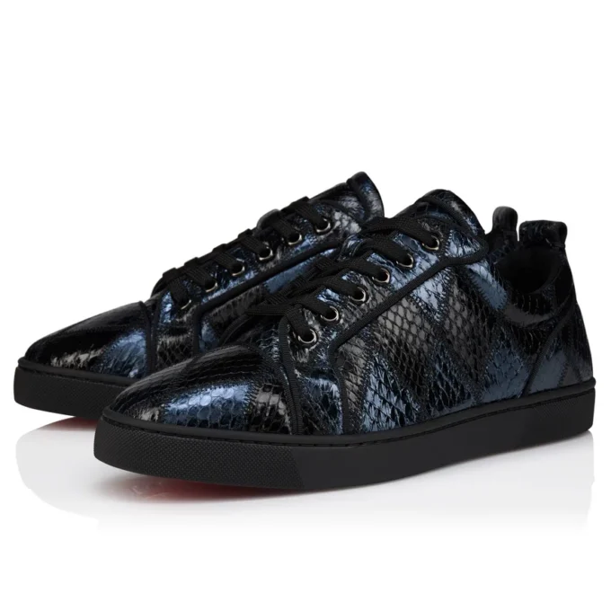 Louis Junior – Sneakers – Patchwork Watersnake Leather – Black – Men Louis Junior – Sneakers – Patchwork Watersnake Leather – Black – Men