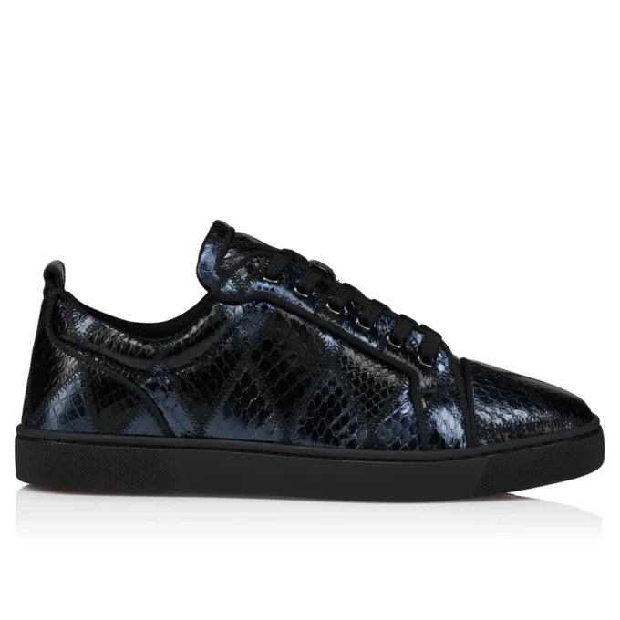 Louis Junior – Sneakers – Patchwork Watersnake Leather – Black – Men Louis Junior – Sneakers – Patchwork Watersnake Leather – Black – Men