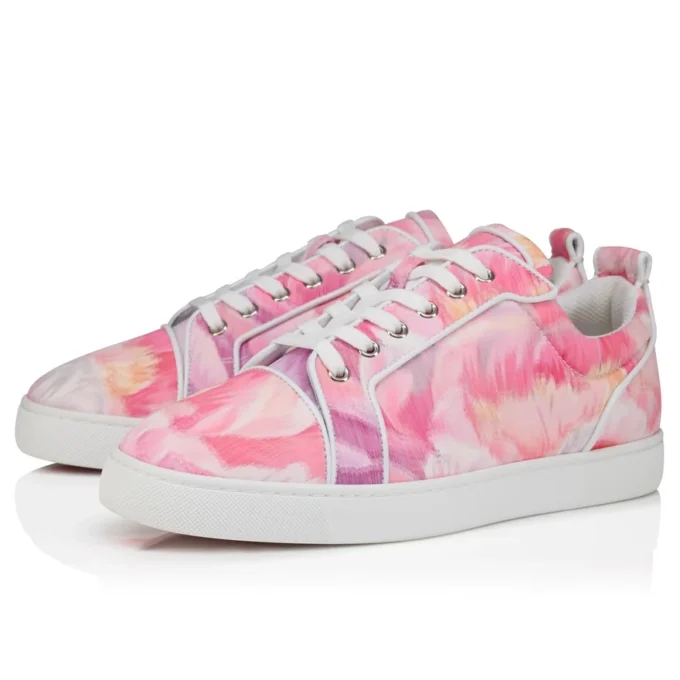 Louis Junior – Sneakers – Peonies Printed China Fabric – Multicolor – Men