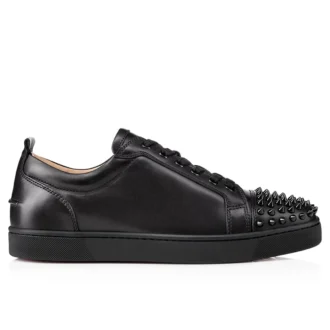Louis Junior Spikes – Sneakers – Calf Leather and Spikes – Black – Men Louis Junior Spikes – Sneakers – Calf Leather and Spikes – Black – Men