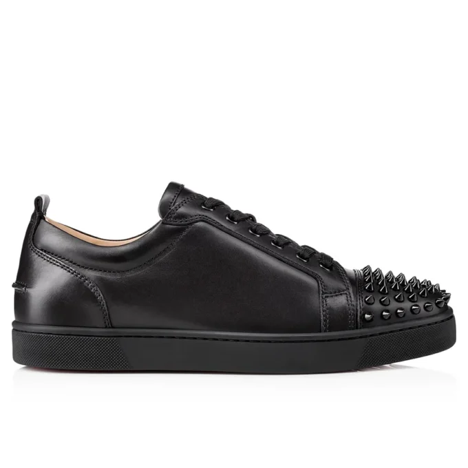 Louis Junior Spikes – Sneakers – Calf Leather and Spikes – Black – Men Louis Junior Spikes – Sneakers – Calf Leather and Spikes – Black – Men